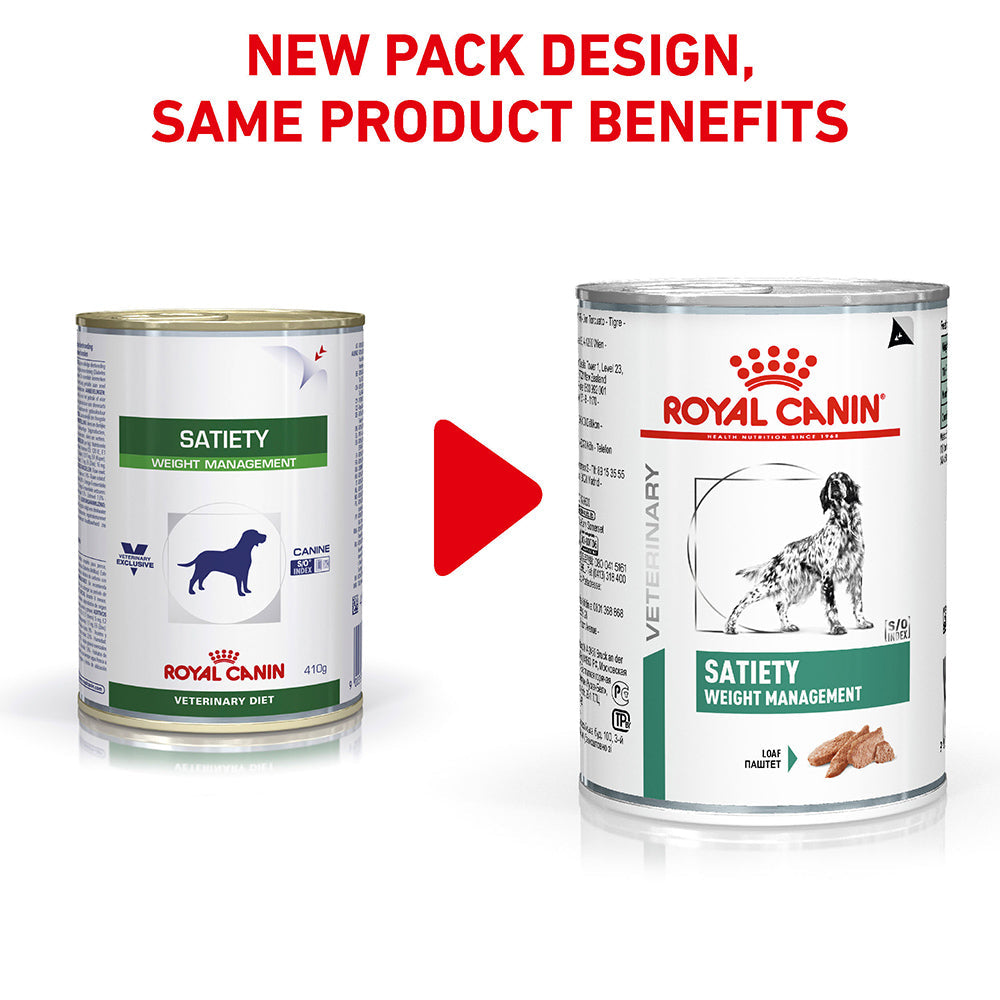 Royal Canin Veterinary Satiety Adult Wet Dog Food Cans