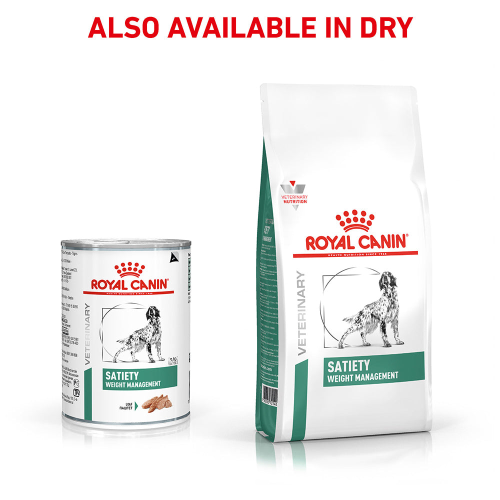 Royal Canin Veterinary Satiety Adult Wet Dog Food Cans
