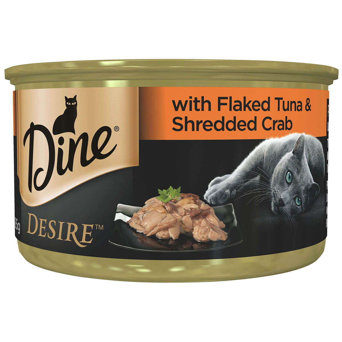 Dine Desire Flaked Tuna With Shredded Crab Wet Cat Food