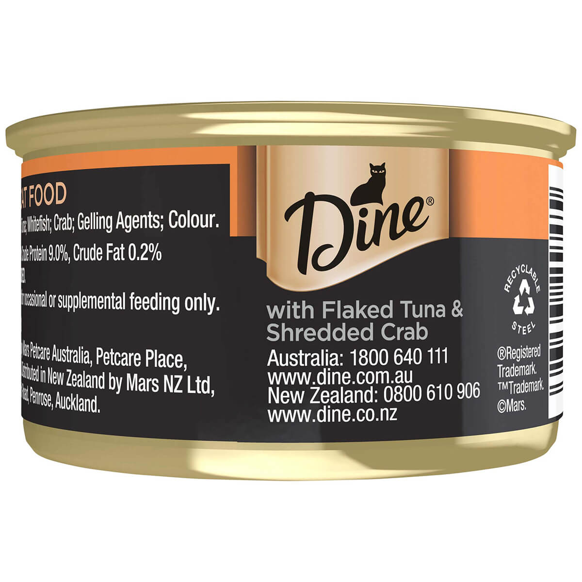 Dine Desire Flaked Tuna With Shredded Crab Wet Cat Food