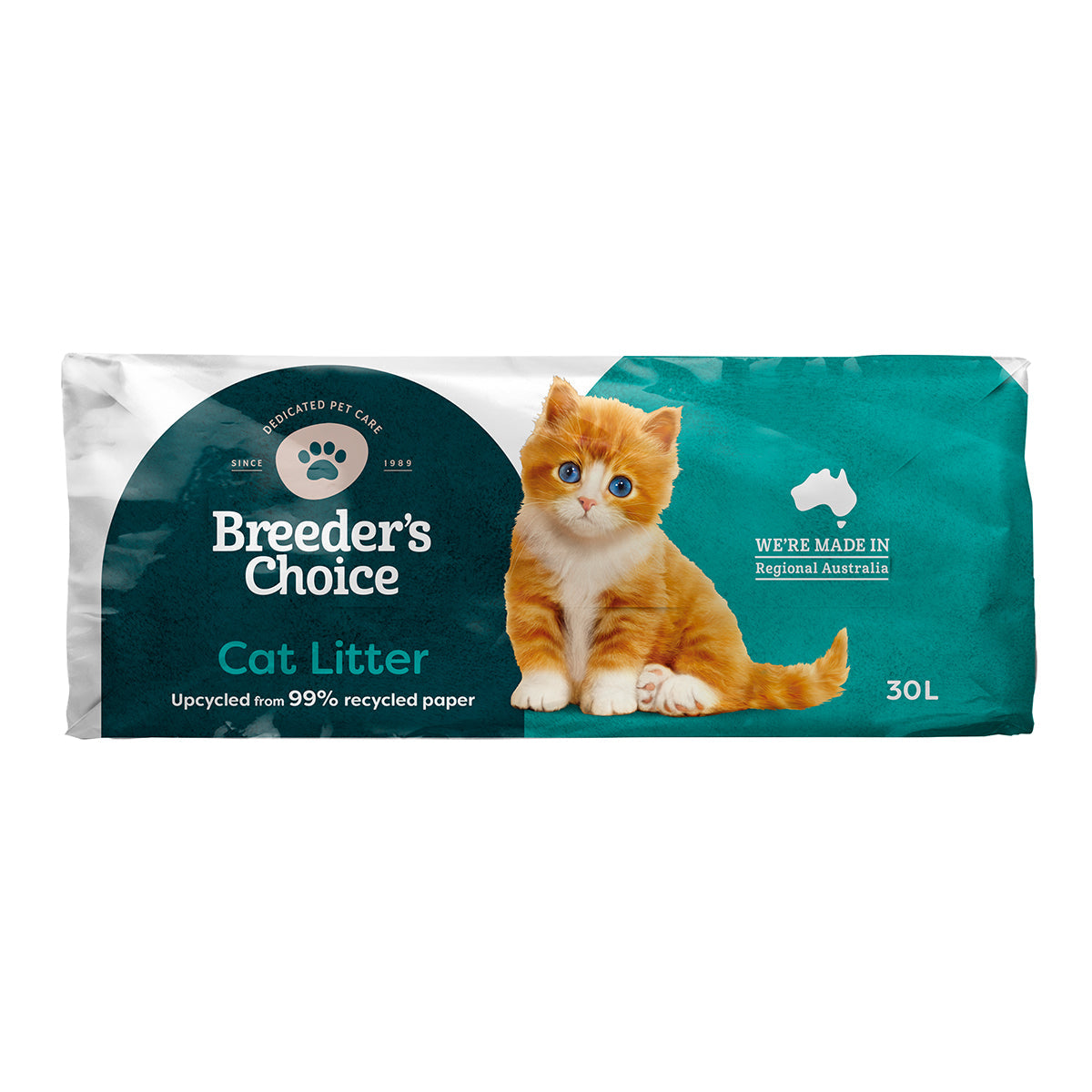 Breeders Choice Recycled Paper Cat Litter
