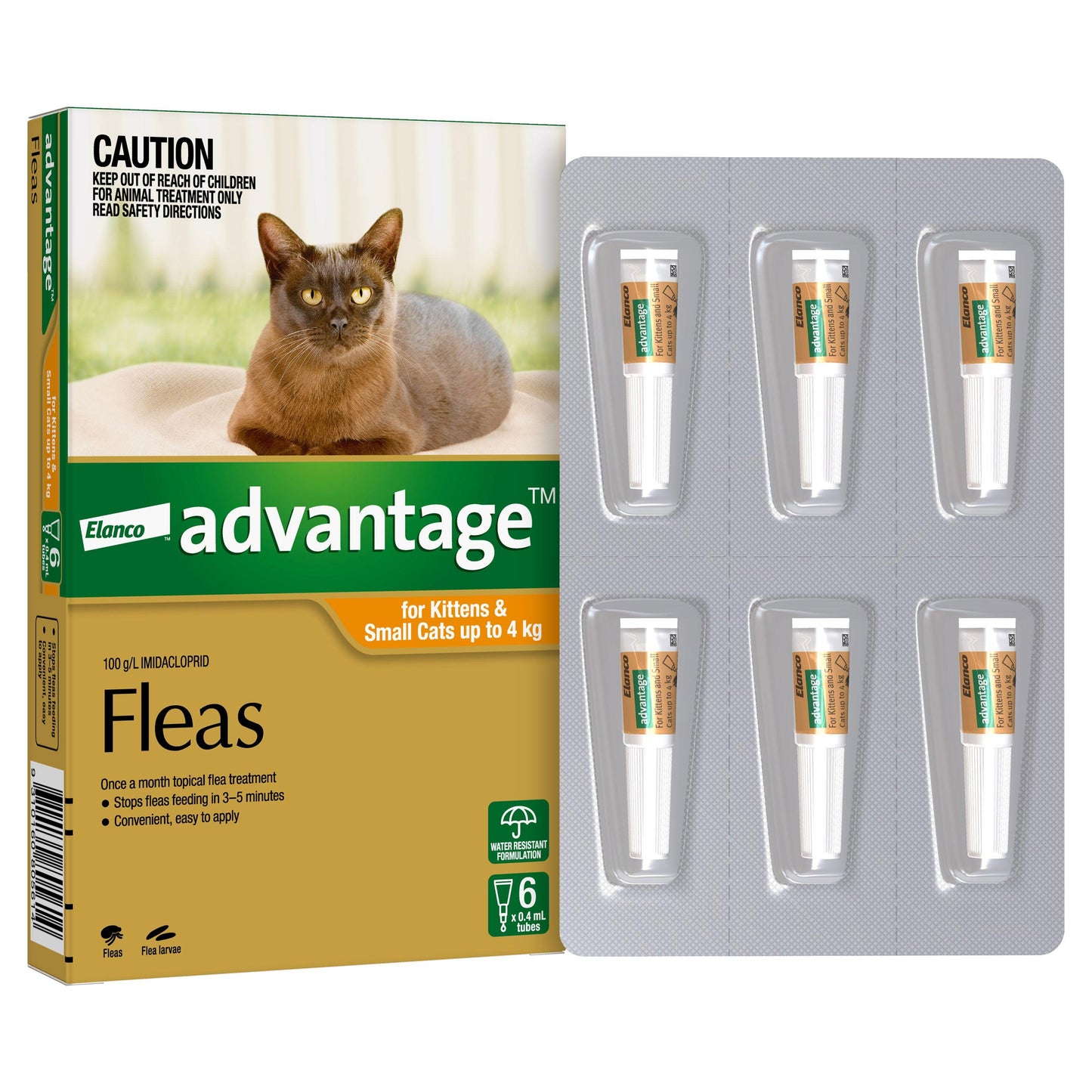 Advantage Flea Treatment <4kg Cat