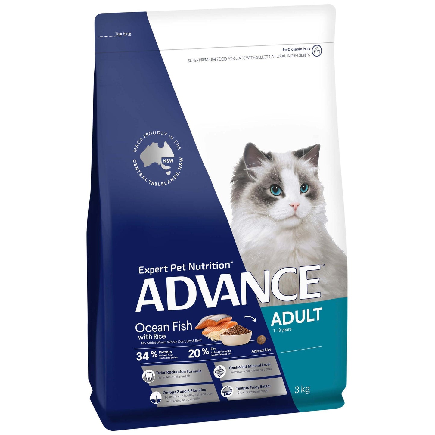 Advance  Total Wellbeing  Adult  Fish  Dry Cat Food