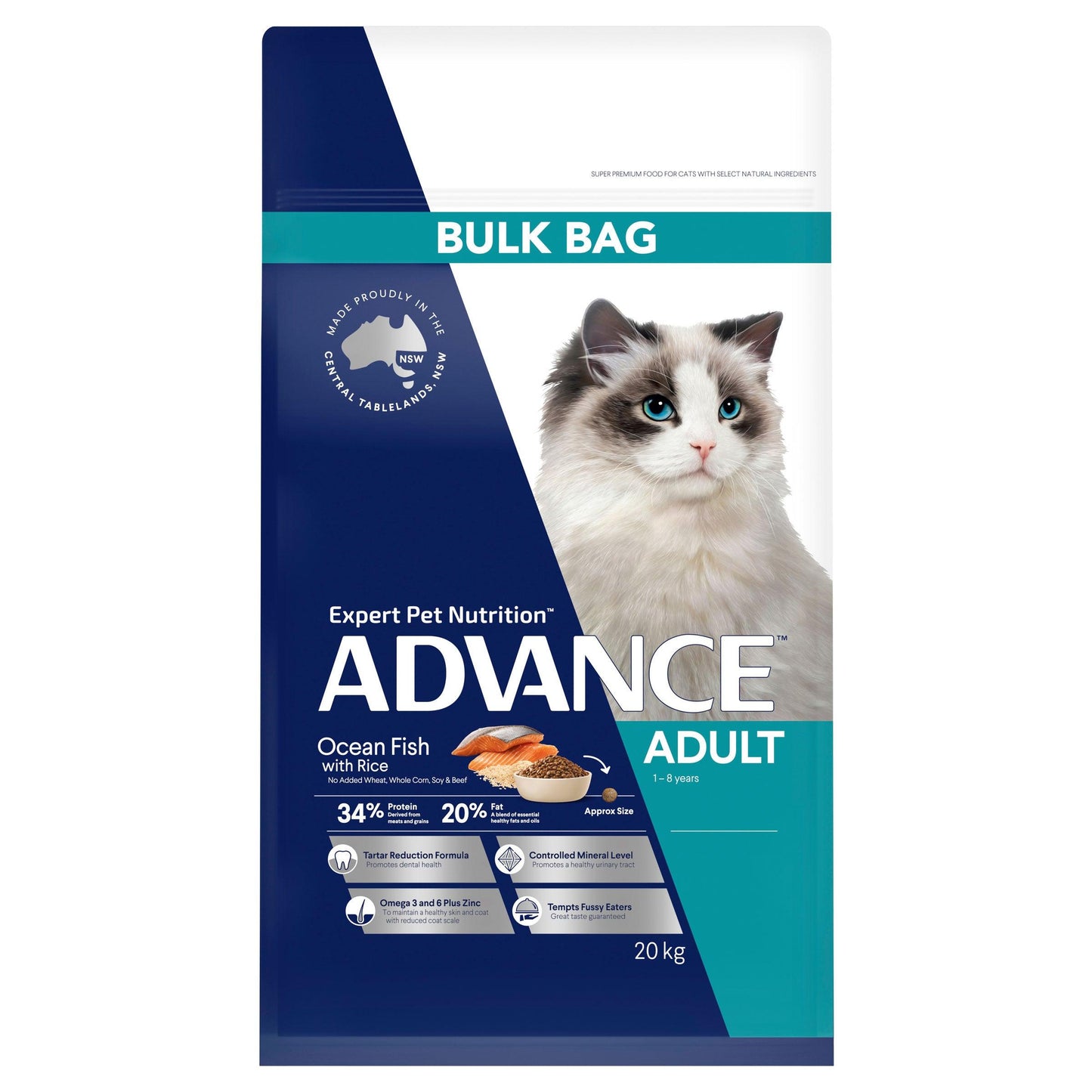 Advance  Total Wellbeing  Adult  Fish  Dry Cat Food