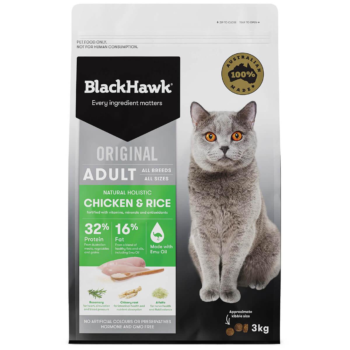 Black Hawk Original Adult Chicken Dry Cat Food