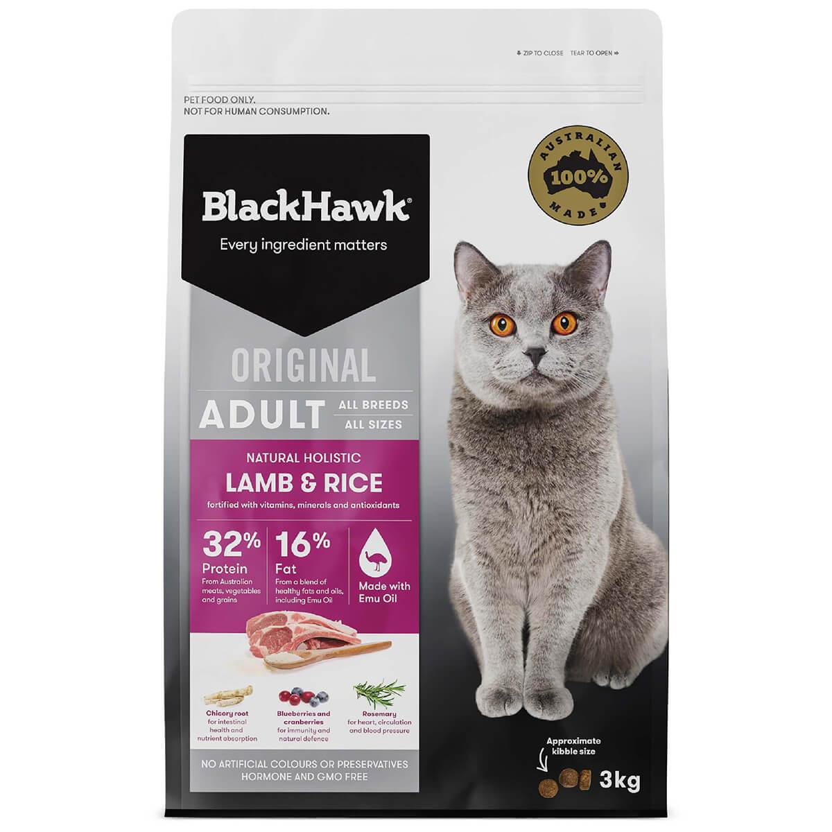 Black Hawk Original Adult Lamb Dry Cat Food
