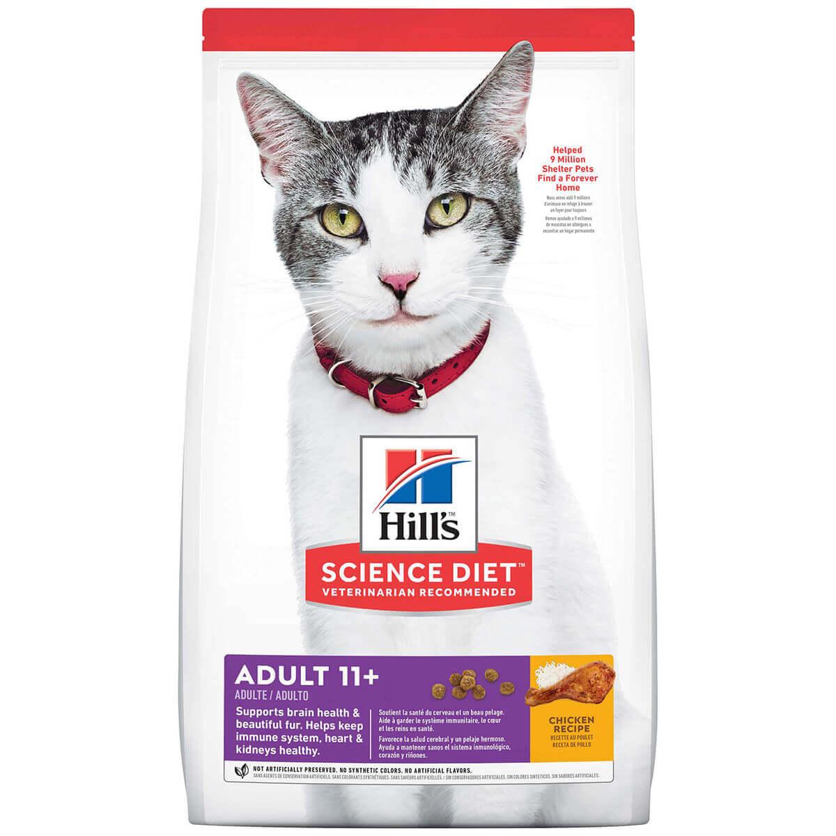 Hill's Science Diet 11+ Senior Dry Cat Food