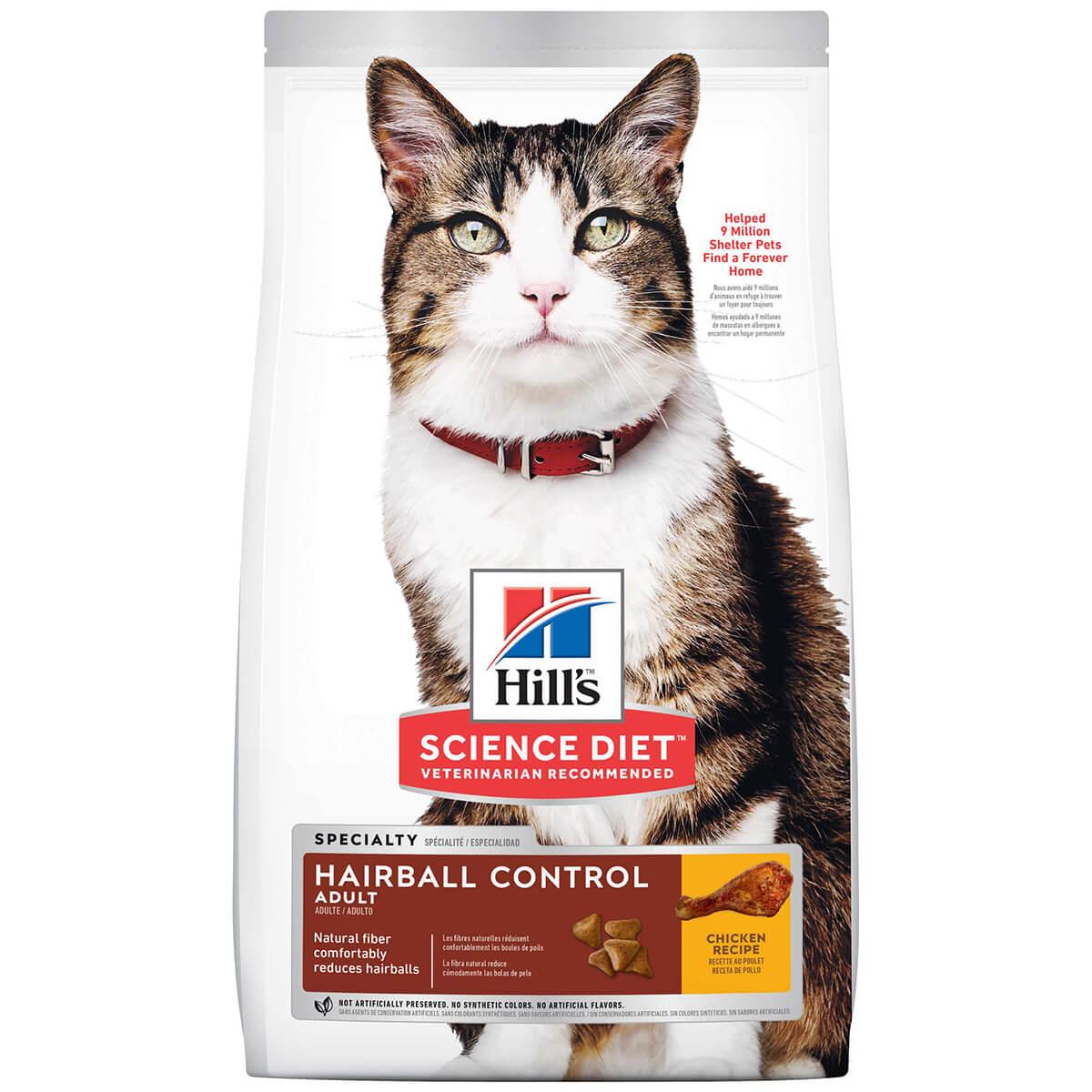 Hill's Science Diet Hairball Control Adult Chicken Dry Cat Food