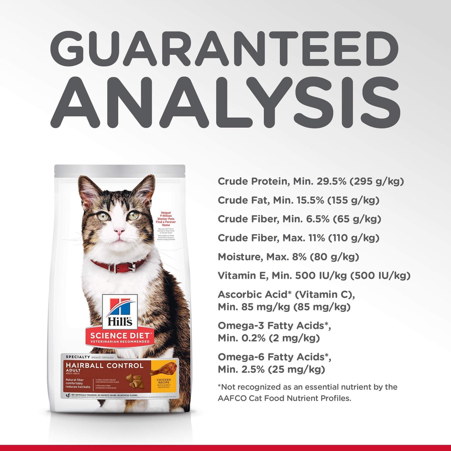 Hill's Science Diet Hairball Control Adult Chicken Dry Cat Food