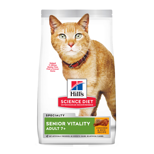 Hill's Science Diet Adult 7+ Senior Vitality Dry Cat Food