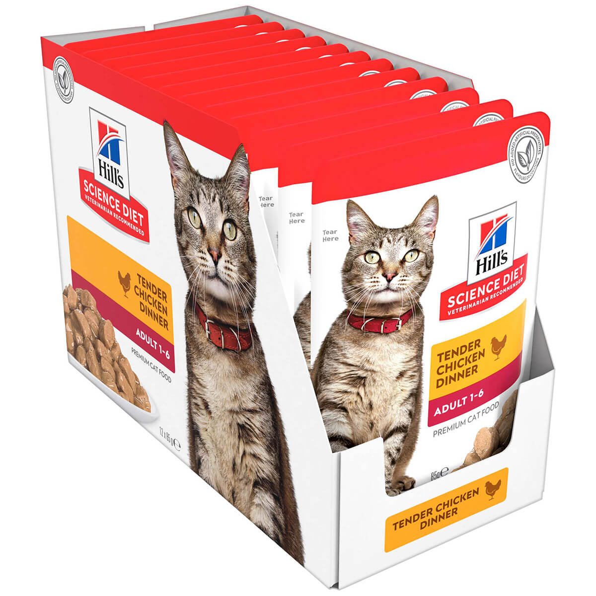 Hill's Science Diet Adult Chicken Pouches Wet Cat Food 85g
