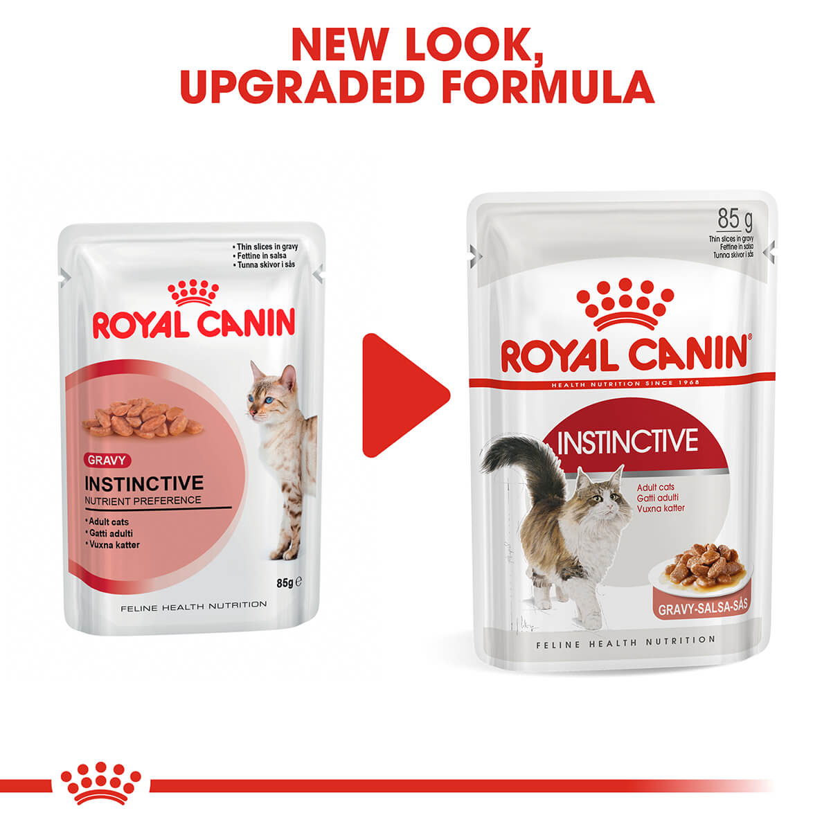 Royal Canin Instinctive Adult In Gravy Wet Cat Food