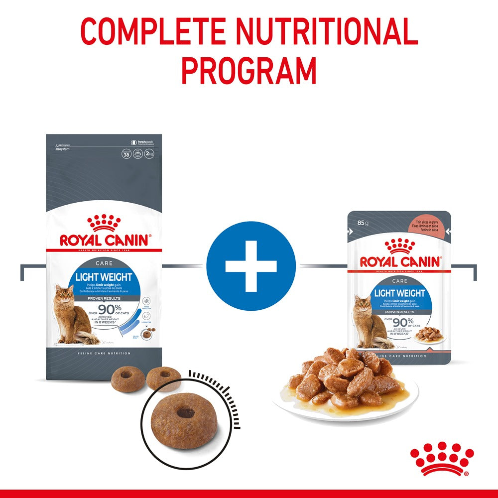 Royal Canin Light Weight Care Gravy Adult Wet Cat Food 85g