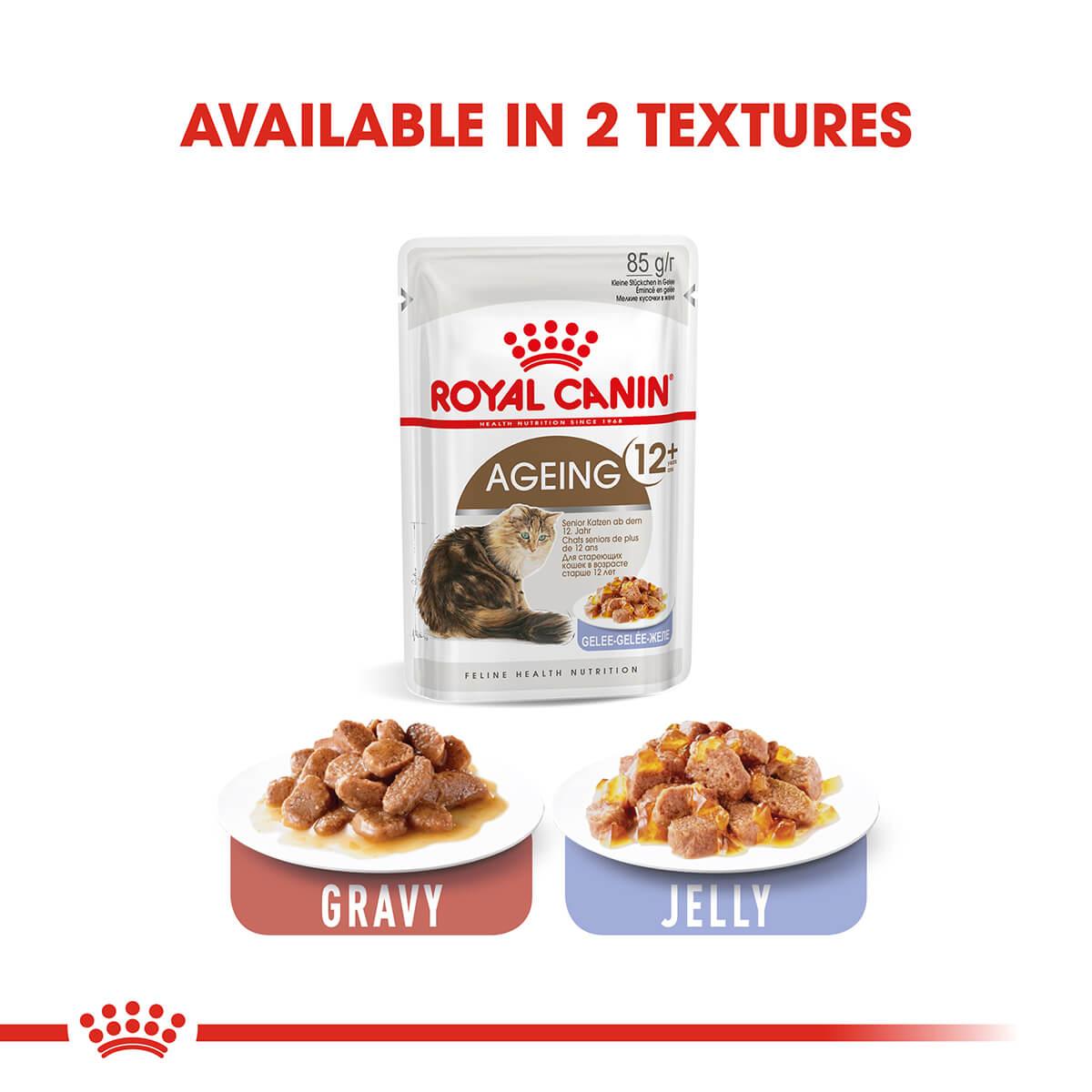 Royal Canin Ageing 12+ Senior In Jelly Wet Cat Food