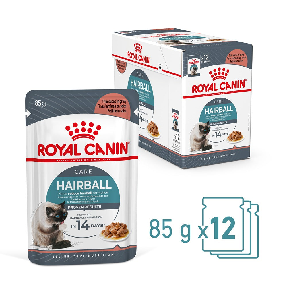 Royal Canin Hairball Care Gravy Adult Wet Cat Food 85g