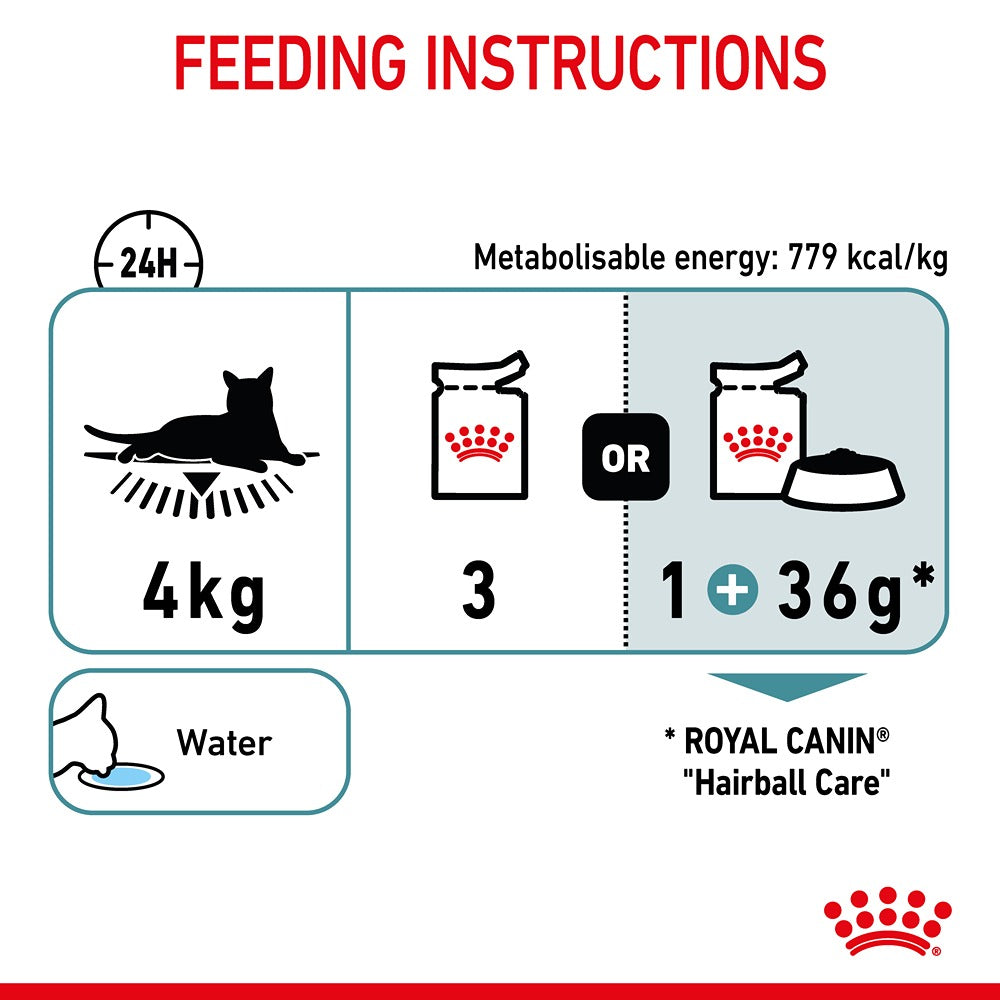 Royal Canin Hairball Care Gravy Adult Wet Cat Food 85g