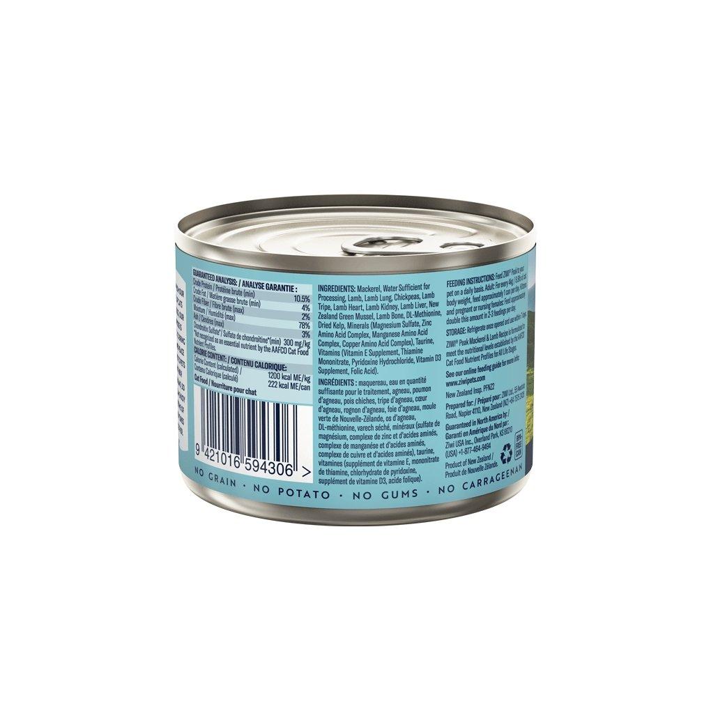 ZiwiPeak Mackerel & Lamb Wet Cat Food