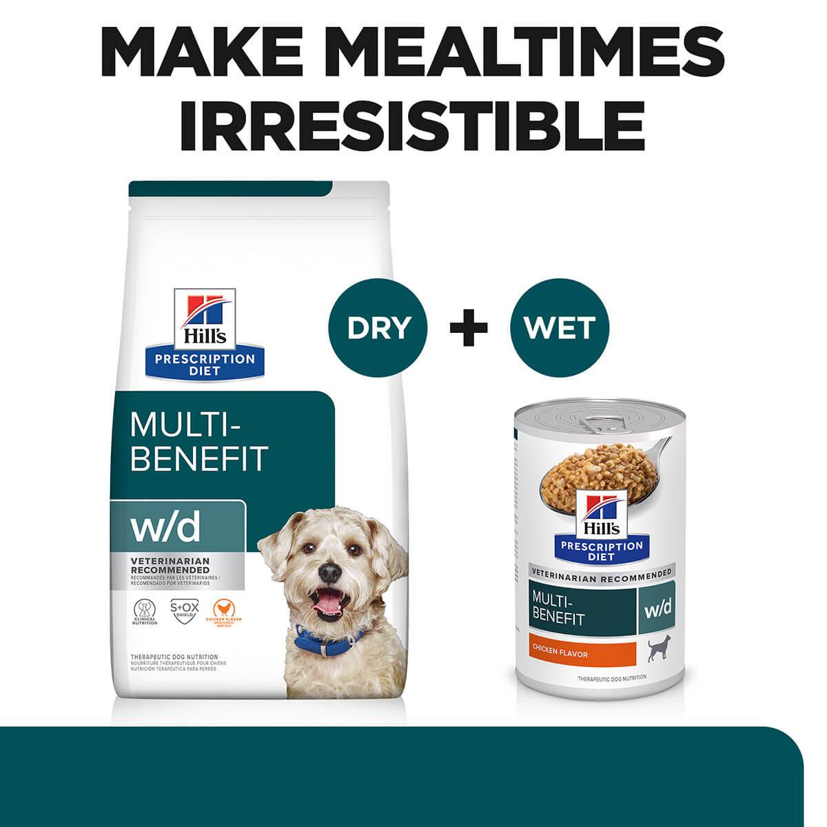Hill's Prescription Diet W/D Multi Benefit Dry Dog Food