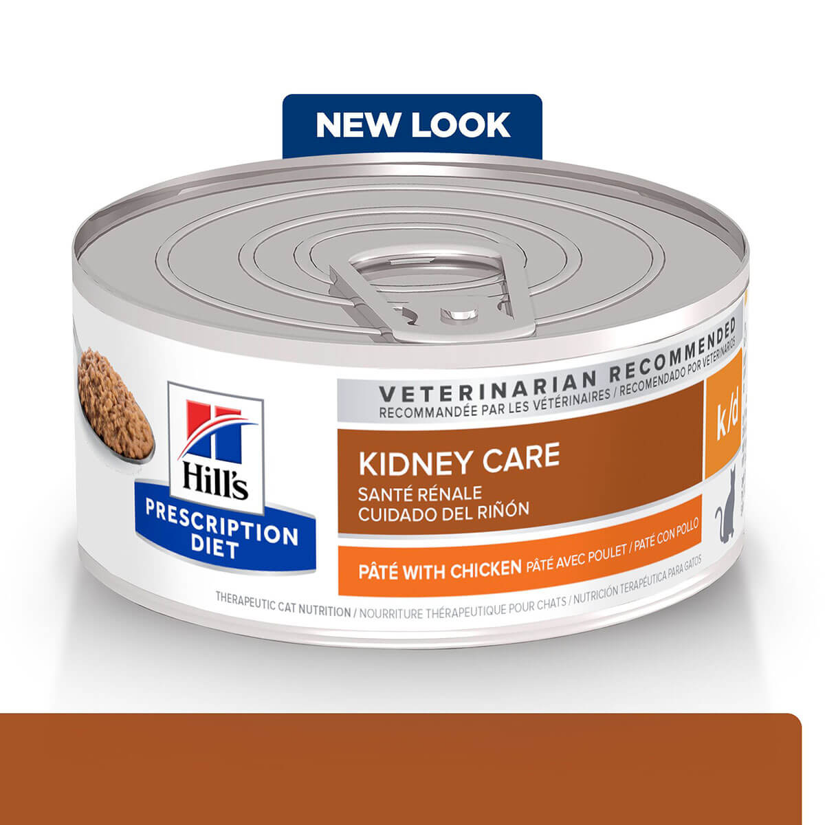 Hill's Prescription Diet K/D Kidney Care Pate With Chicken Wet Cat Food 156g