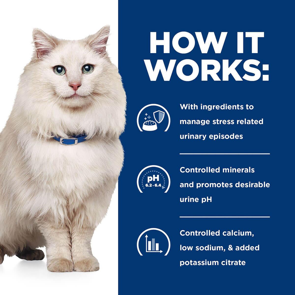 Hill's Prescription Diet C/D Multicare Stress Urinary Care Chicken & Vegetable Stew Wet Cat Food 82g