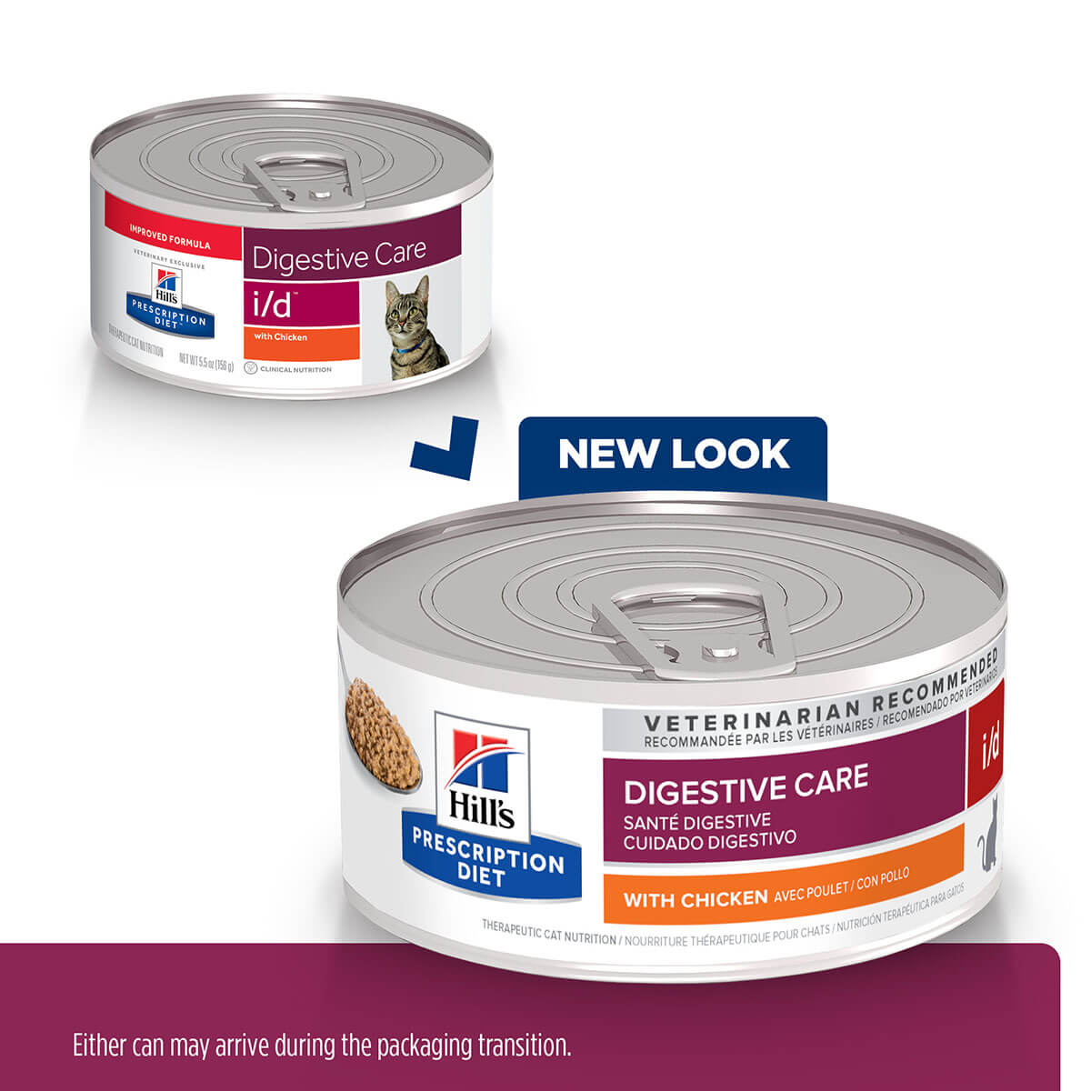 Hill's Prescription Diet I/D Digestive Care Chicken Wet Cat Food