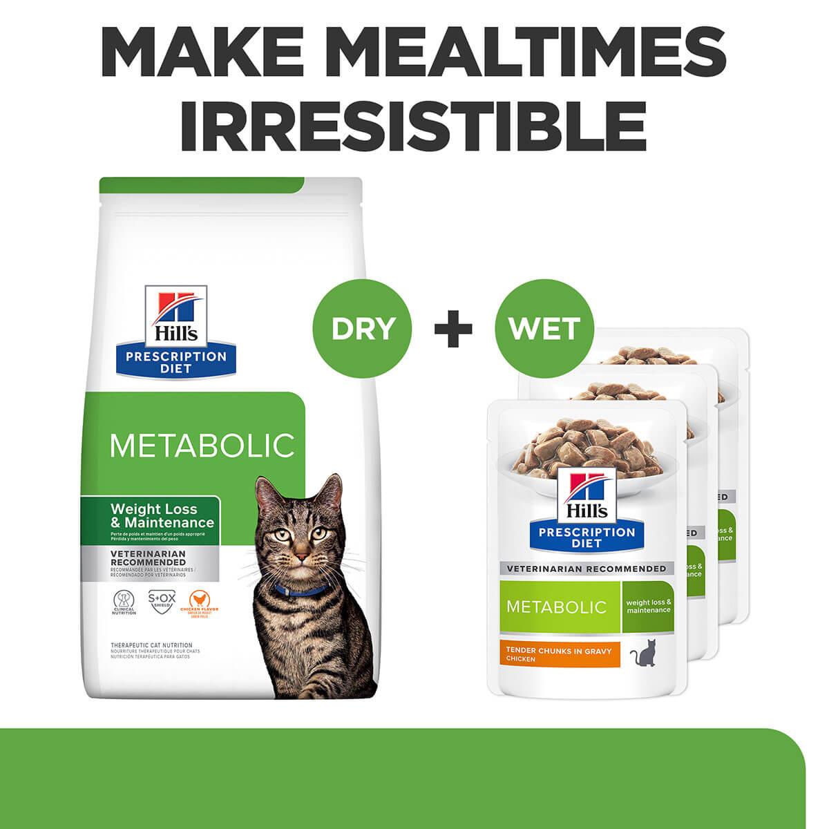 Hill's Prescription Diet Metabolic Weight Management Chicken Dry Cat Food