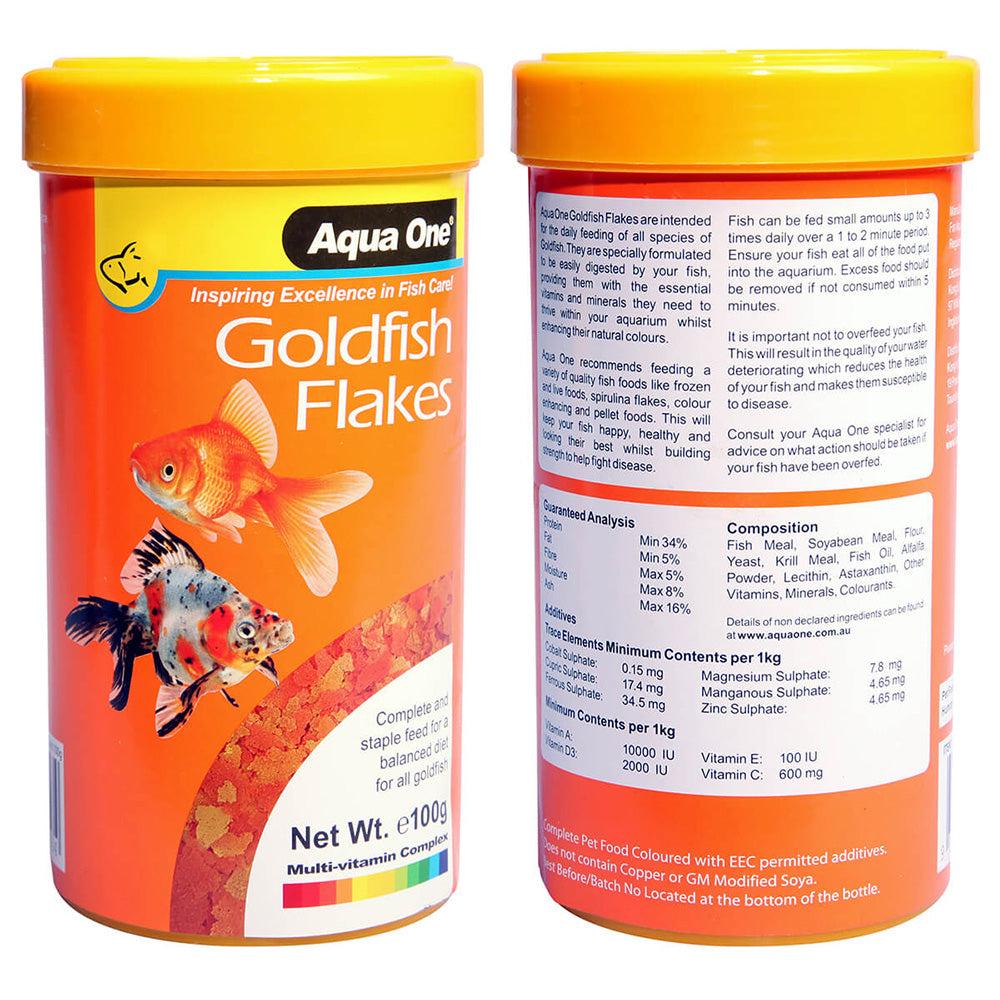 Aqua One Goldfish Flakes Fish Food