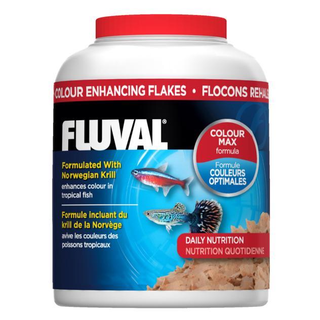Fluval Colour Enhancing Flakes Tropical Fish Food