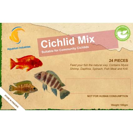 Aquarium Industries Naturals Malawi Cichlid Mix Frozen Fish 100g
