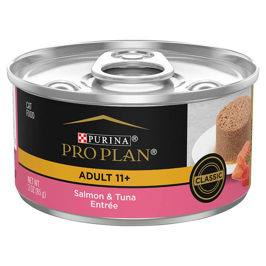 Pro Plan Focus 11+ Senior Salmon & Tuna Entree Wet Cat Food