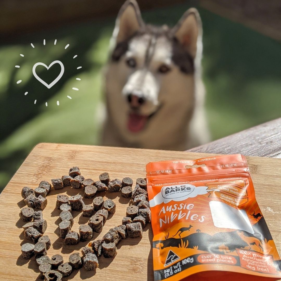 All Barks Venison & Kangaroo Aussie Nibbles Dog Treats