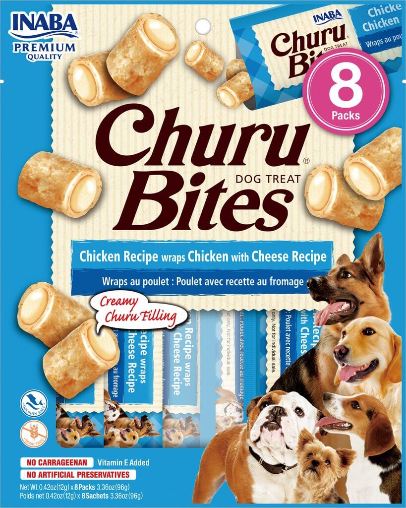 Inaba Churu Bites Chicken Wraps With Cheese Recipe Dog Treats