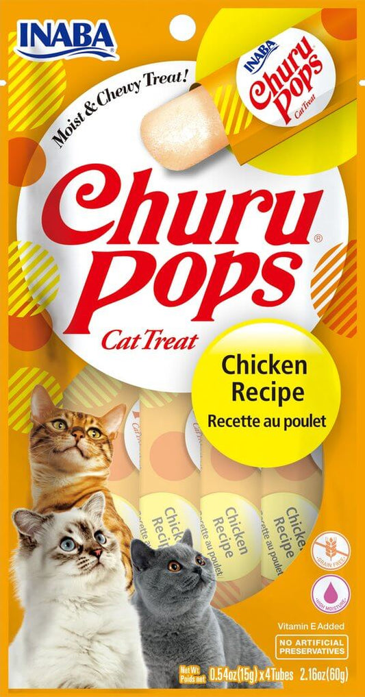 Inaba Churu Pops Chicken Recipe Cat Treats