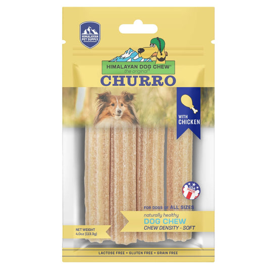 Yaky Churro Chicken Dog Treats