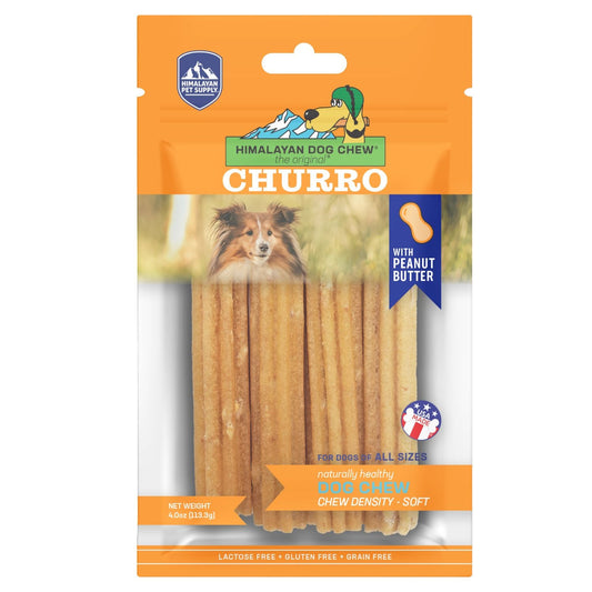 Yaky Churro Peanut Butter Dog Treats