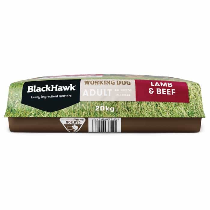 Black Hawk Working Dog Adult Lamb & Beef Dry Dog Food