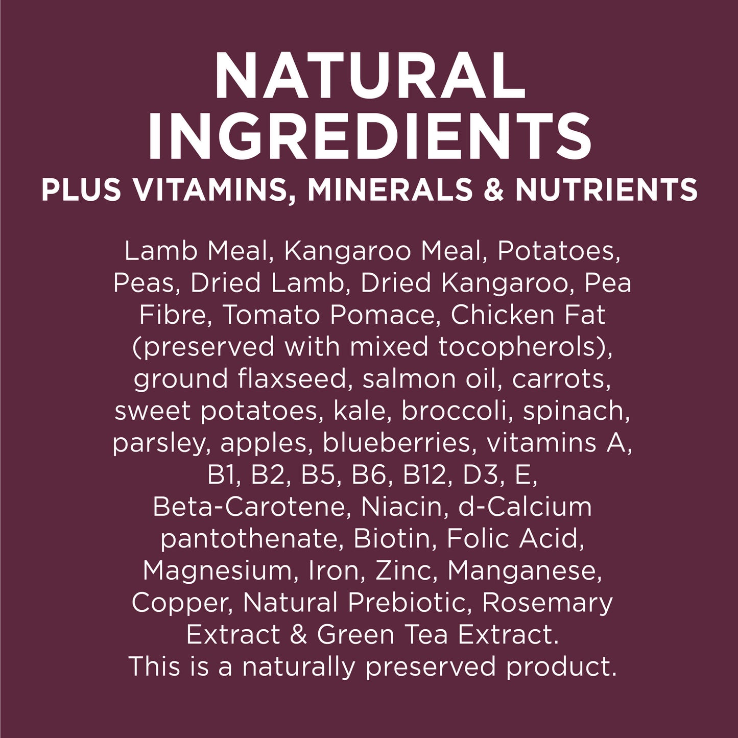 Ivory Coat Grain Free Adult Lamb & Kangaroo Dry Dog Food