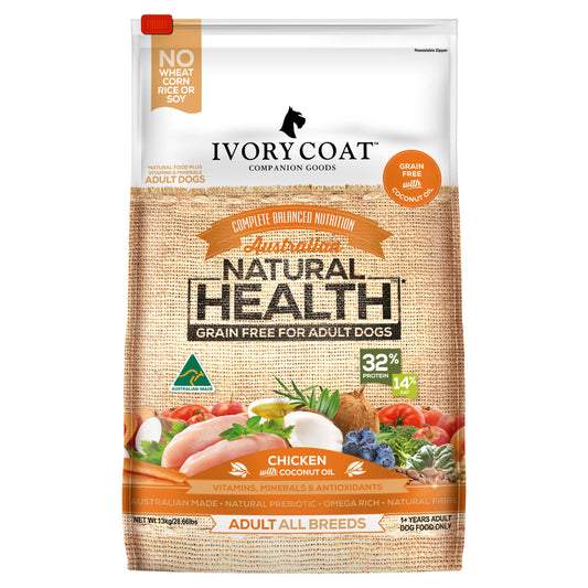 Ivory Coat Grain Free Adult Chicken & Coconut Oil Dry Dog Food