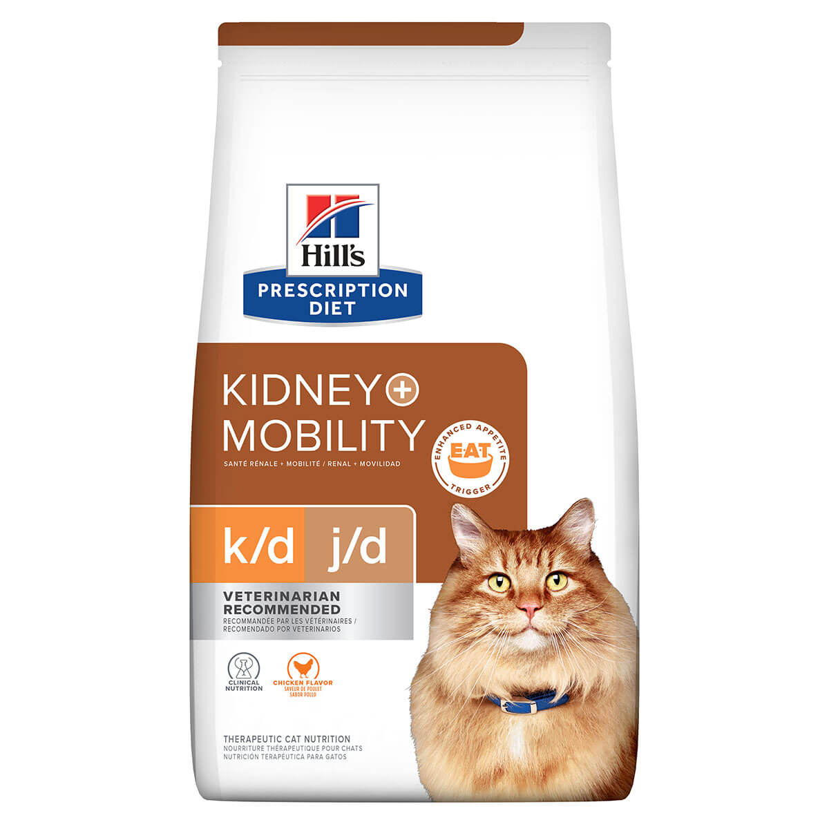 Hill's Prescription Diet K/D Kidney Care & Mobility Cat Dry Food 2.88kg