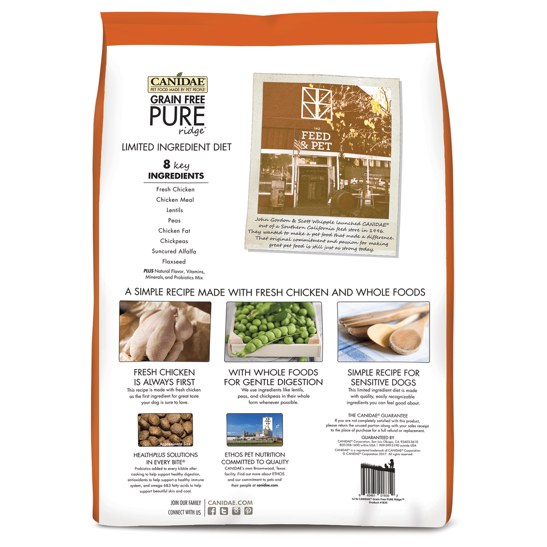 CANIDAE PURE Dog GF Chicken, Lentil & Pea (100000004037) [default_color]