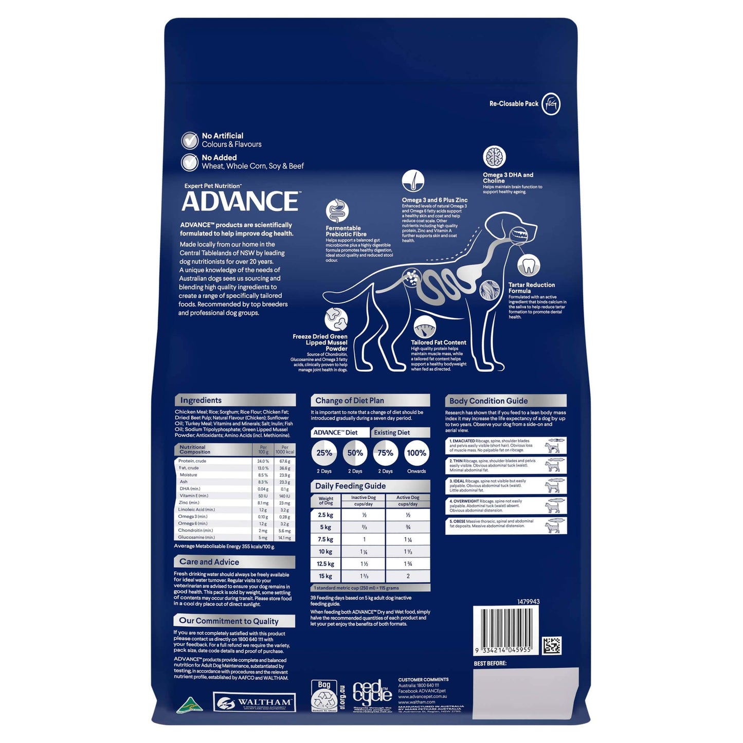 Advance Mature Toy & Small Breed Chicken & Turkey Dry Dog Food