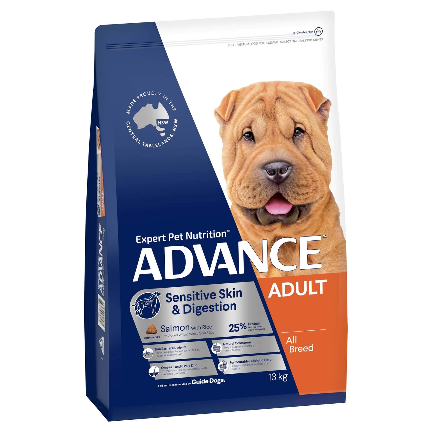 Advance Sensitive Skin & Digestion Adult Salmon Dry Dog Food