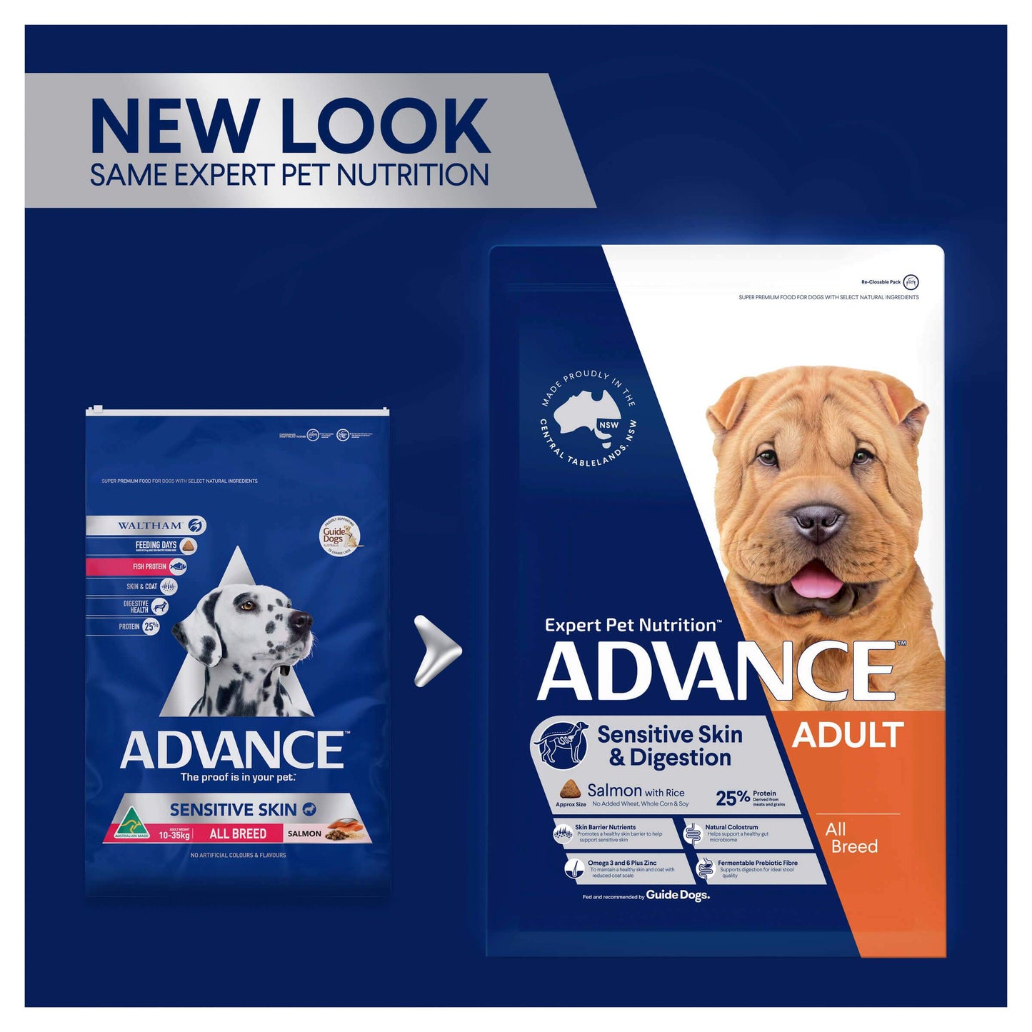 Advance Sensitive Skin & Digestion Adult Salmon Dry Dog Food