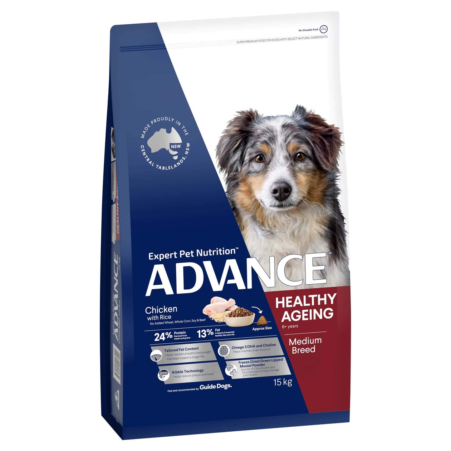 Advance Mature Medium Breed Chicken Dry Dog Food