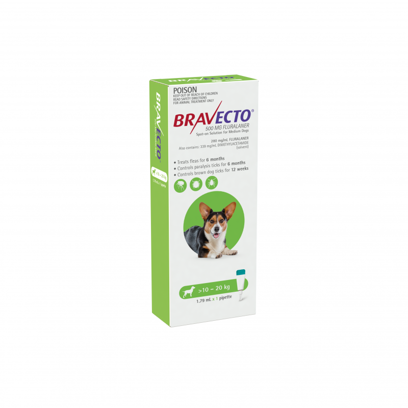 Bravecto Spot On 10-20kg Dog