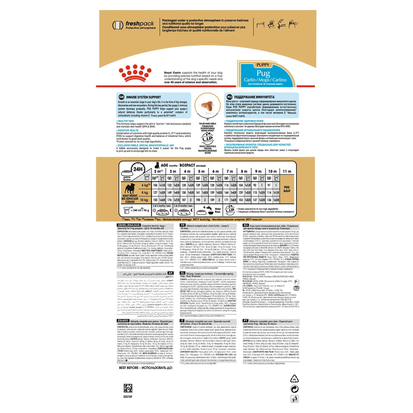 Royal Canin Pug Puppy Dry Dog Food (100000005446) [default_color]