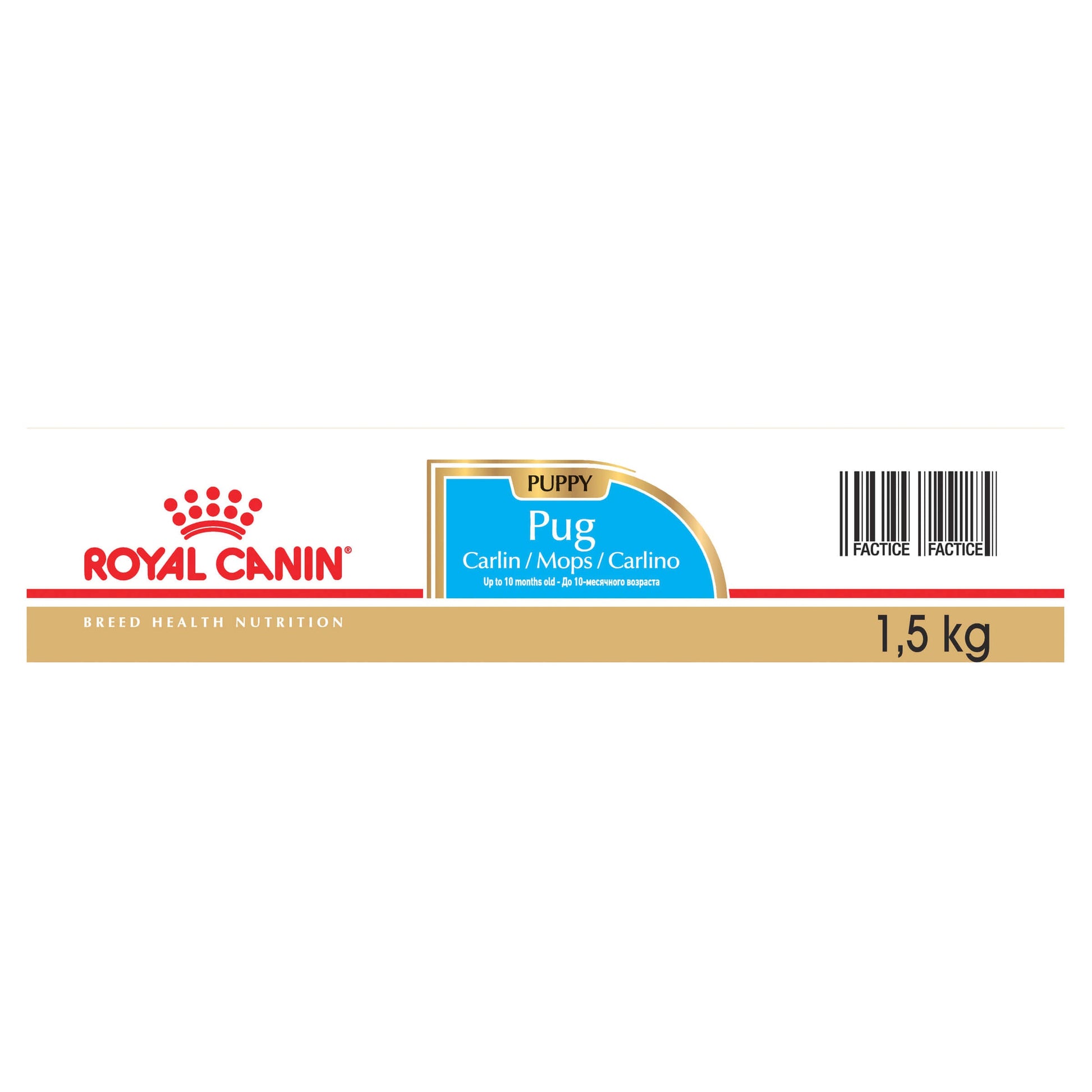 Royal Canin Pug Puppy Dry Dog Food (100000005446) [default_color]