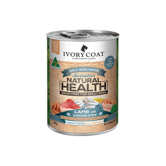 Ivory Coat Grain Free Adult Lamb & Sardine Wet Dog Food