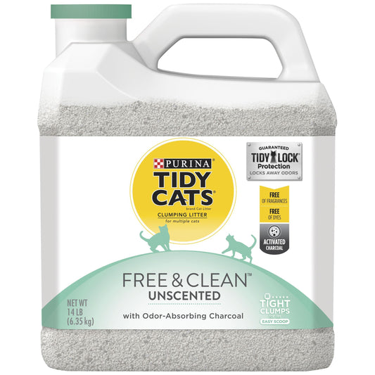 Tidy Cats Free & Clean Unscented Clumping Cat Litter