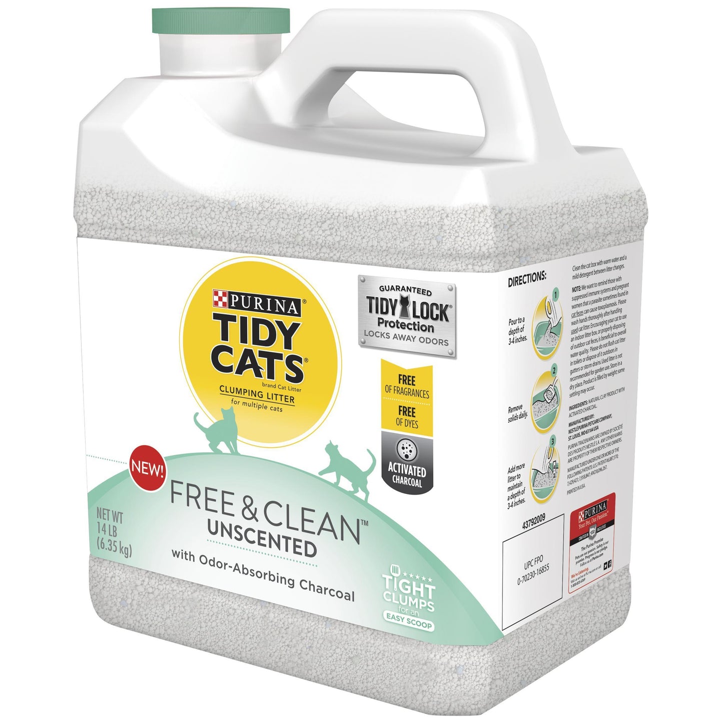 Tidy Cats Free & Clean Unscented Clumping Cat Litter